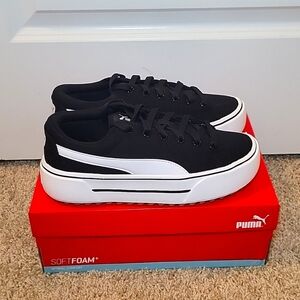 Puma Black and White Women's Sneakers